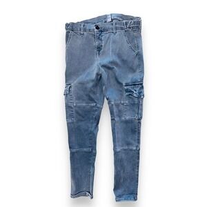 FP2 NSF Cargo Pants Light Gray Blue Women's 29 Made USA Utility Fitted